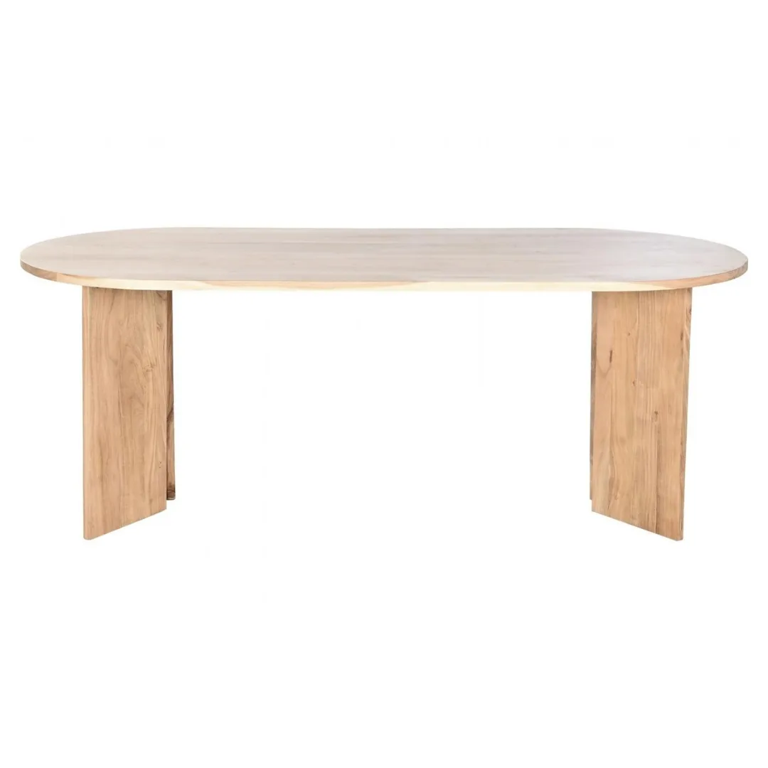 Mesa de comedor de acacia 200X90X76 - Imagen 2