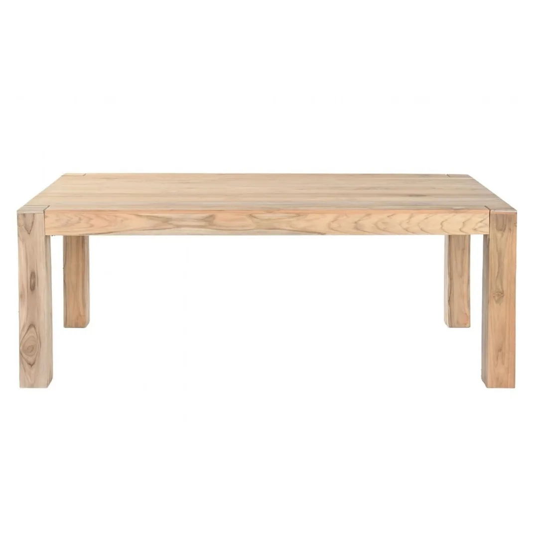 Mesa de comedor de teca de 2 metros - Imagen 2