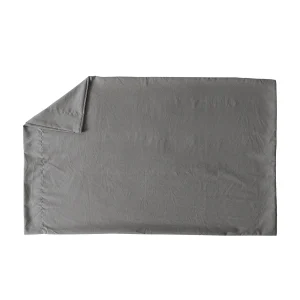 FUNDAS DE ALMOHADA WASHED GRIS