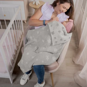 COBIJA BABY VOGA CHENILLE STARS