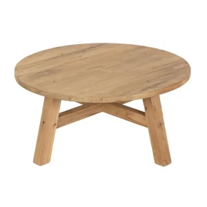 Mesita auxiliar de madera 90X90X40