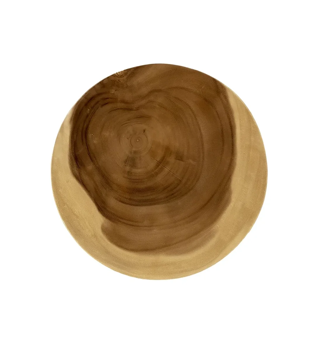 Taburete bajo de madera de suar - Imagen 4