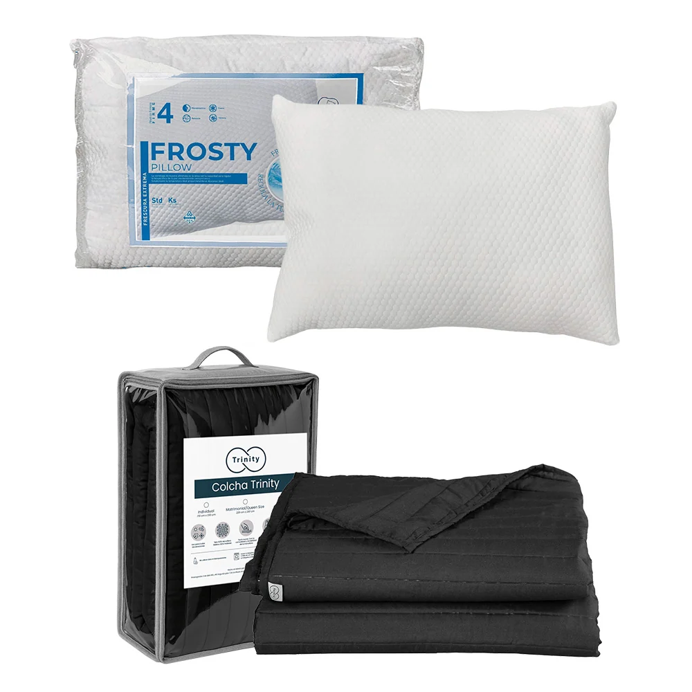 Colcha Trinity Negra con Ropa de Cama - Imagen 6