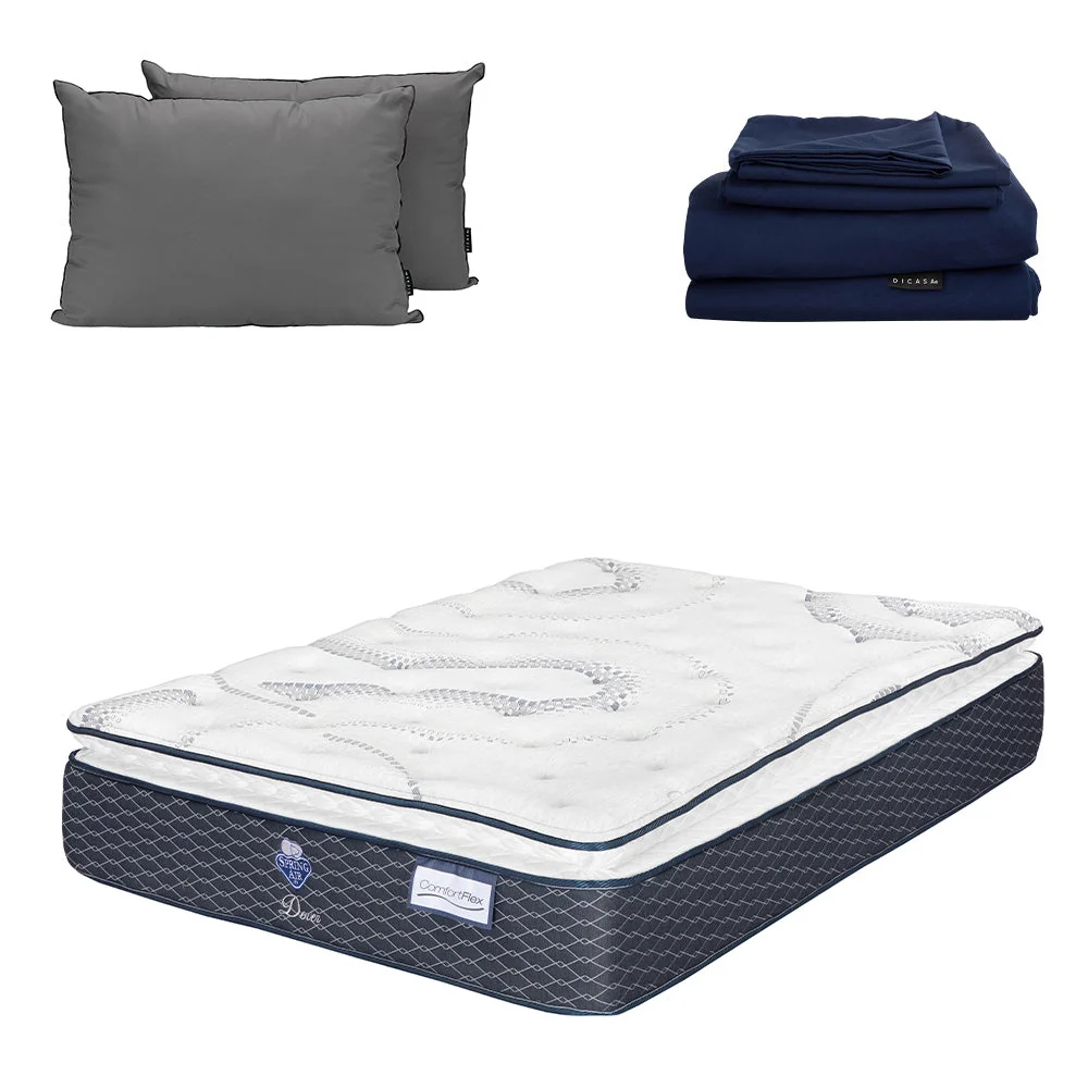 Colchón Spring Air Dover con Ropa de Cama - Imagen 7