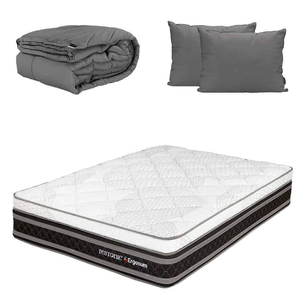 Colchón Restonic Ergosum Con Ropa de Cama - Imagen 7