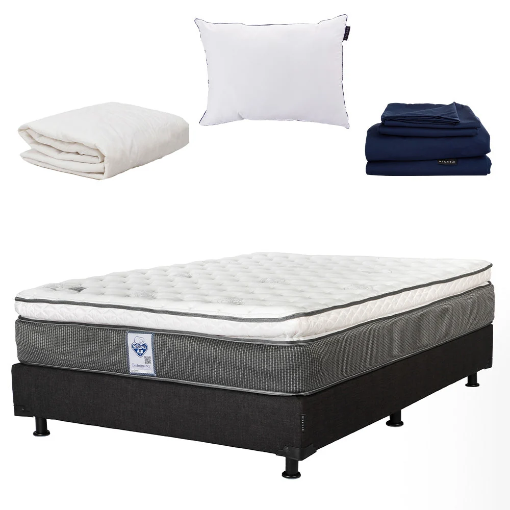 Colchón Spring Air Phantom con Box con Ropa de Cama - Imagen 9