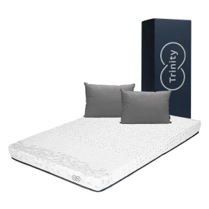 Colchon en Caja Trinity con Ropa de Cama