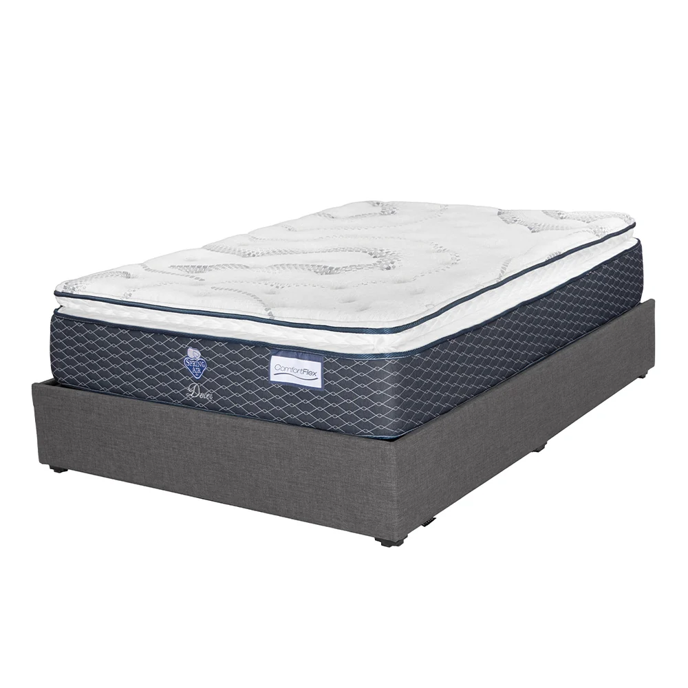 Colchón Spring Air Dover con Base Cama con Ropa de Cama - Imagen 4