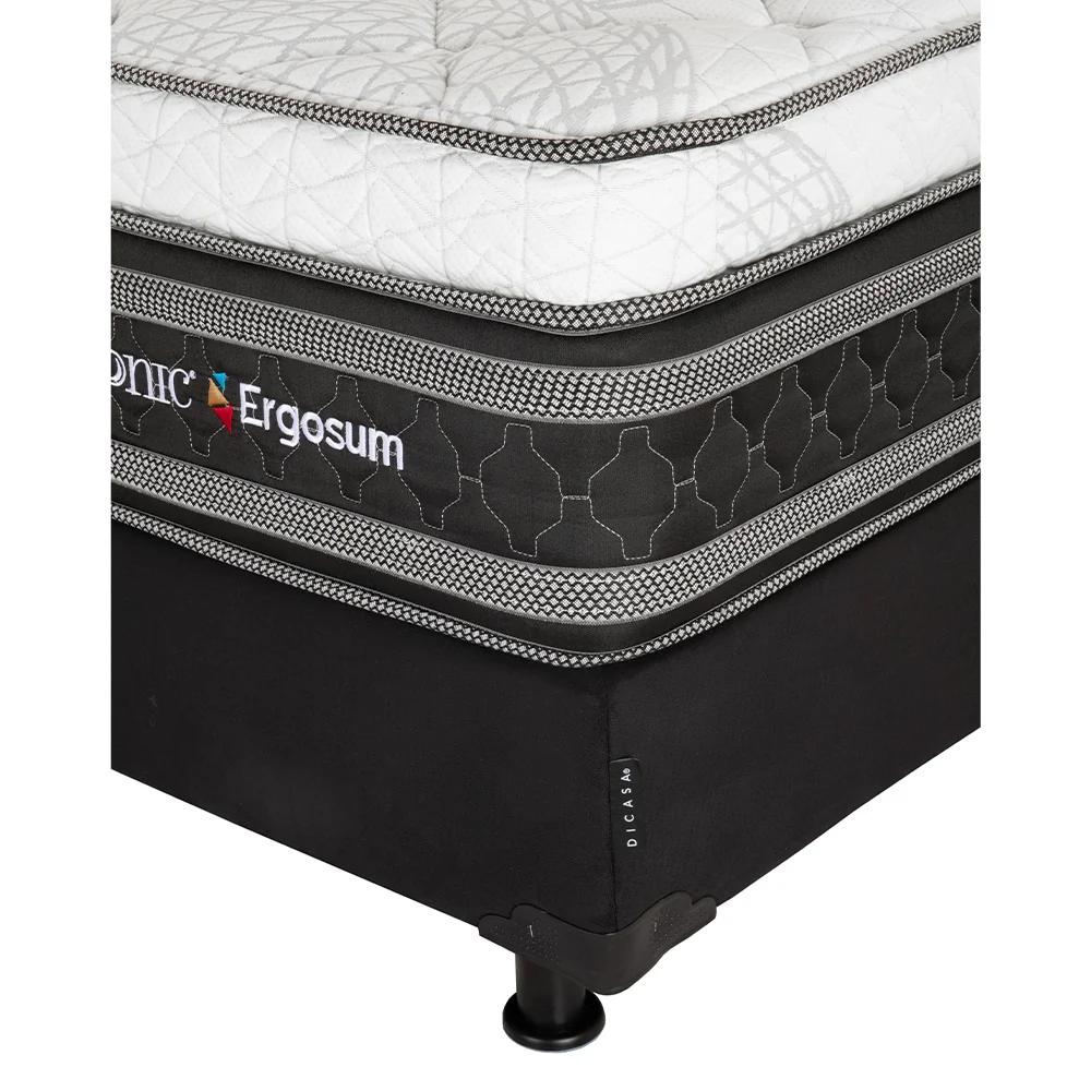 Colchón Restonic Ergosum Con Box Con Ropa de Cama - Imagen 4
