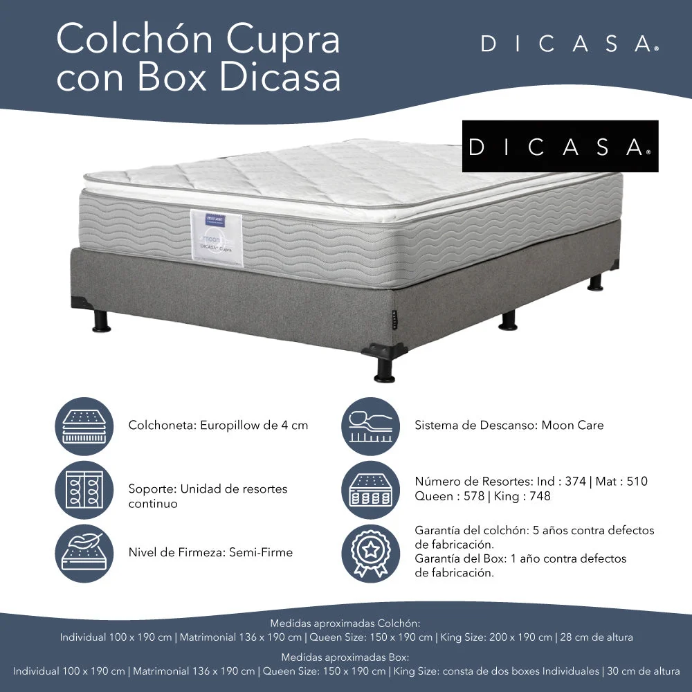 Colchón Dicasa con Box - Imagen 9