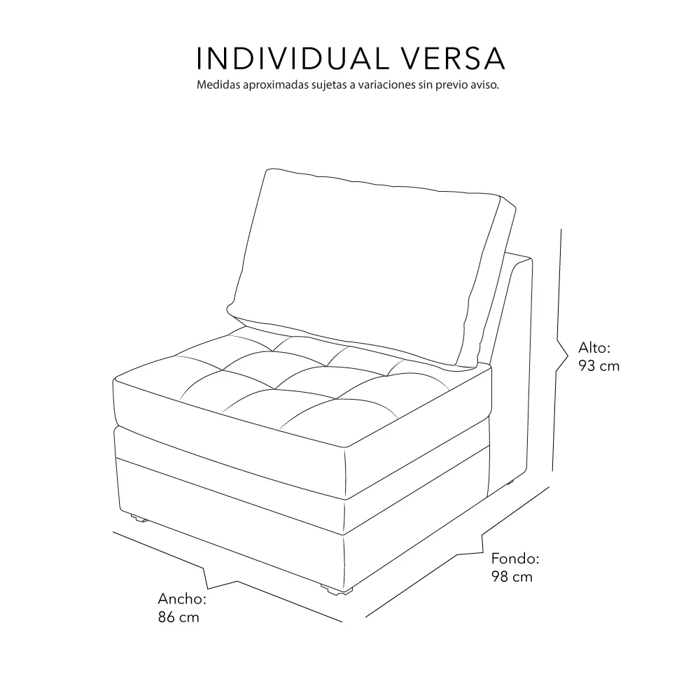 Sillon Individual Dicasa Versa - Imagen 9
