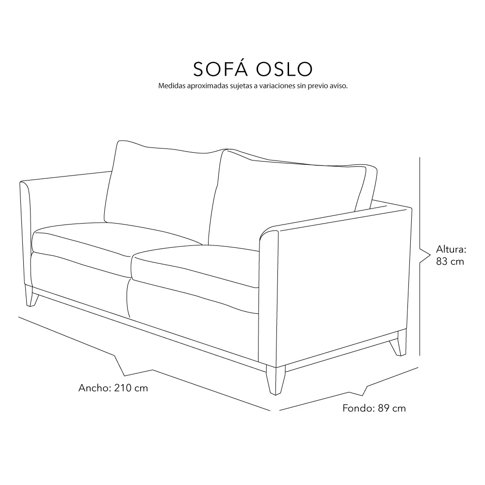 Sofá Dicasa Oslo - Imagen 8
