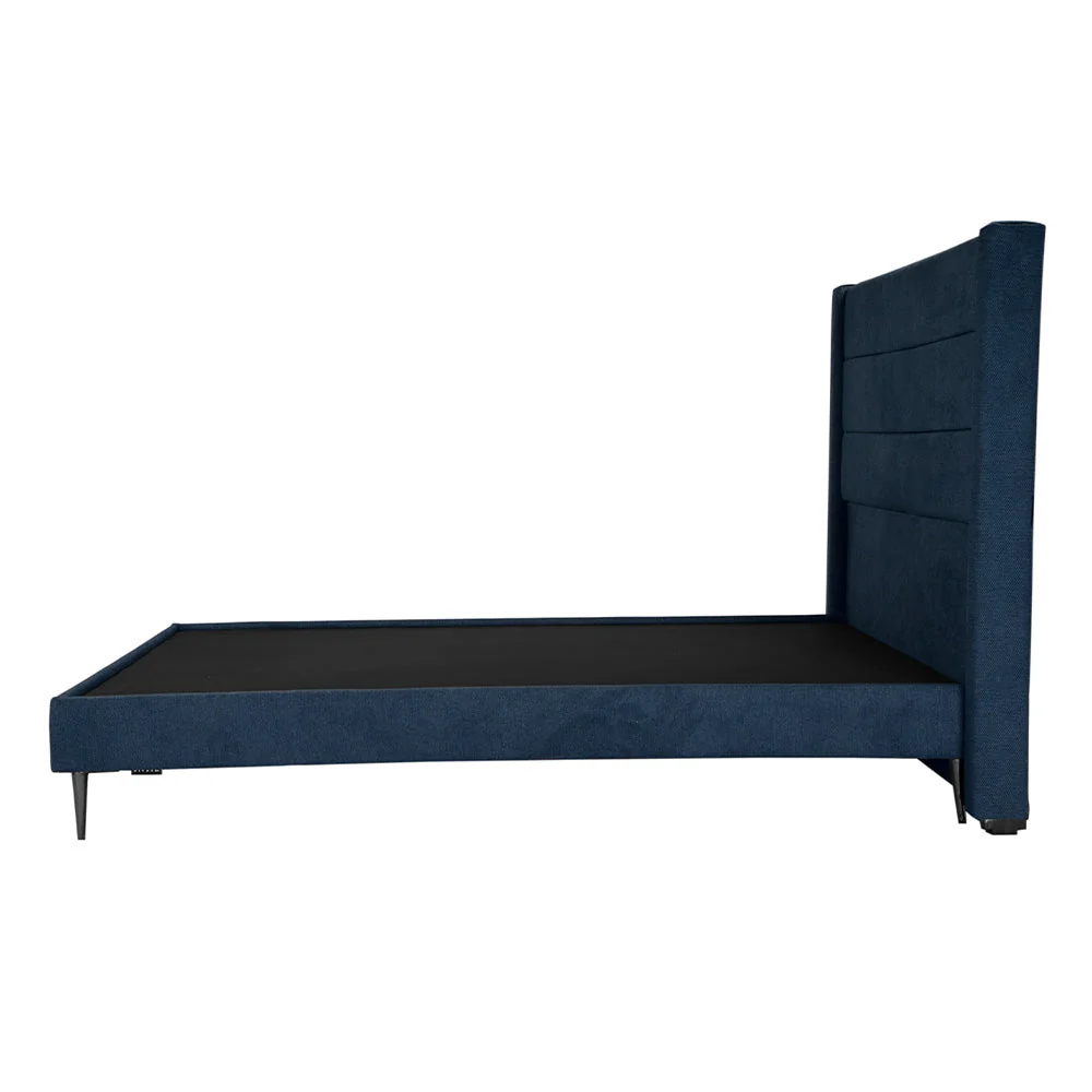 Cabecera Dicasa Lugo con Base Cama Slim Azul con Ropa de Cama - Imagen 6