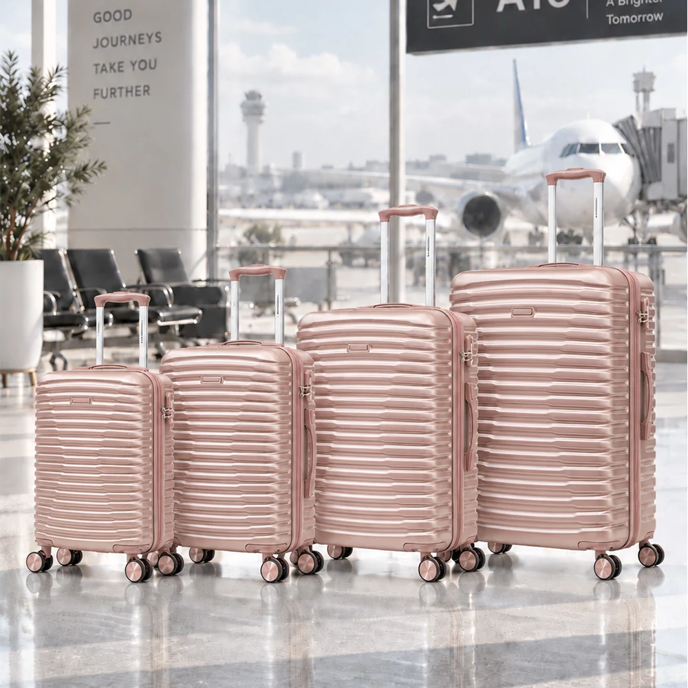 Set de 4 Maletas de Viaje Expandible Nomada | Con Ruedas 360° – Candado con combinación y mango ajustable - Imagen 3