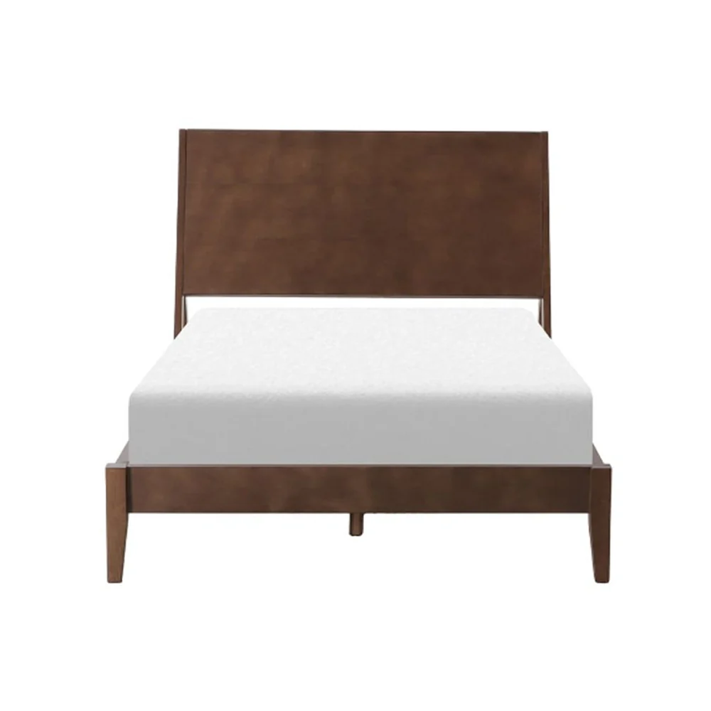Cabecera Dicasa Nogal con Base Cama con 2 burós. Regalo: Almohadas, Frazada y Libro - Imagen 4