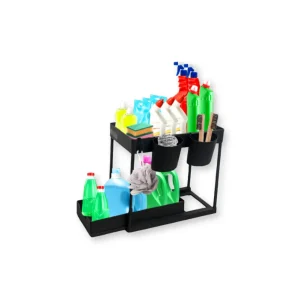 Organizador debajo del fregadero Estante plasticomultifuncional 2 niveles
