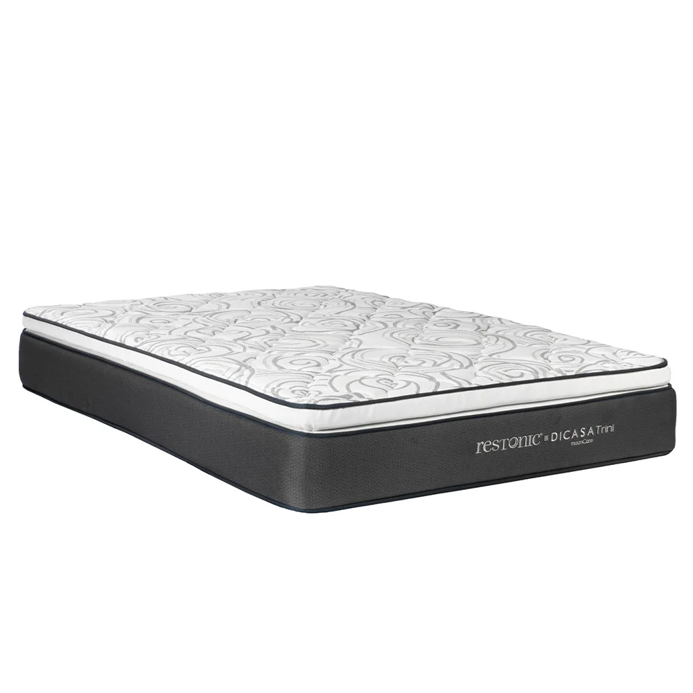 Colchón Dicasa Trini con Cabecera Lugo y Base Cama Slim Beige con Ropa de Cama - Imagen 4