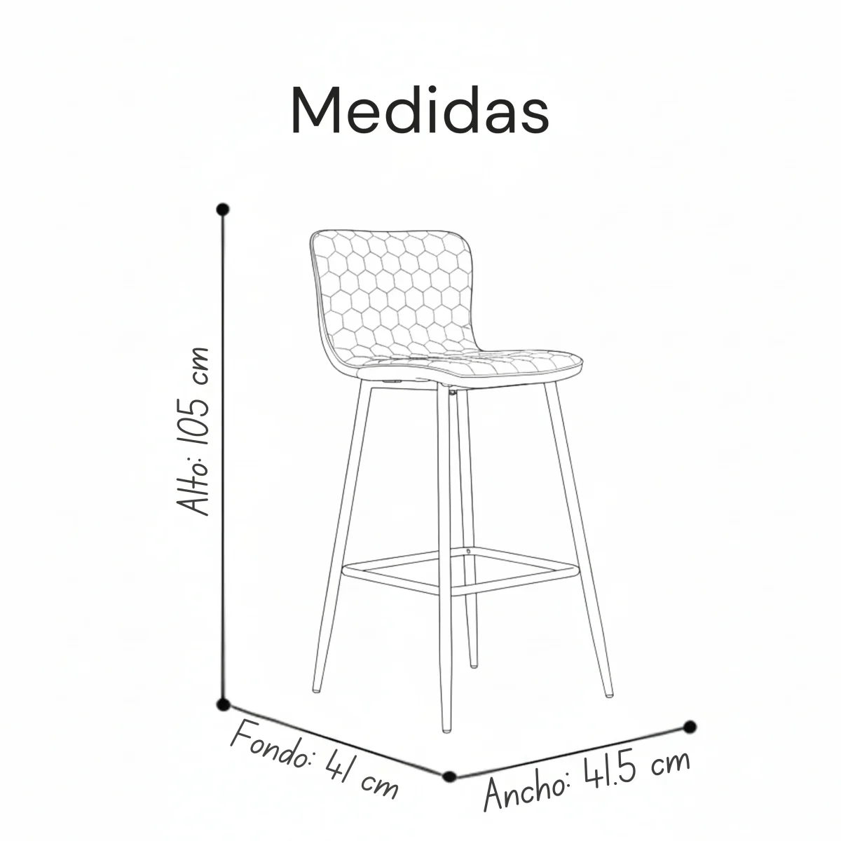 Silla Bar Debby - Imagen 7