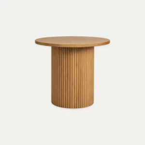 MESA AUXILIAR SION CIRCULAR ROBLE