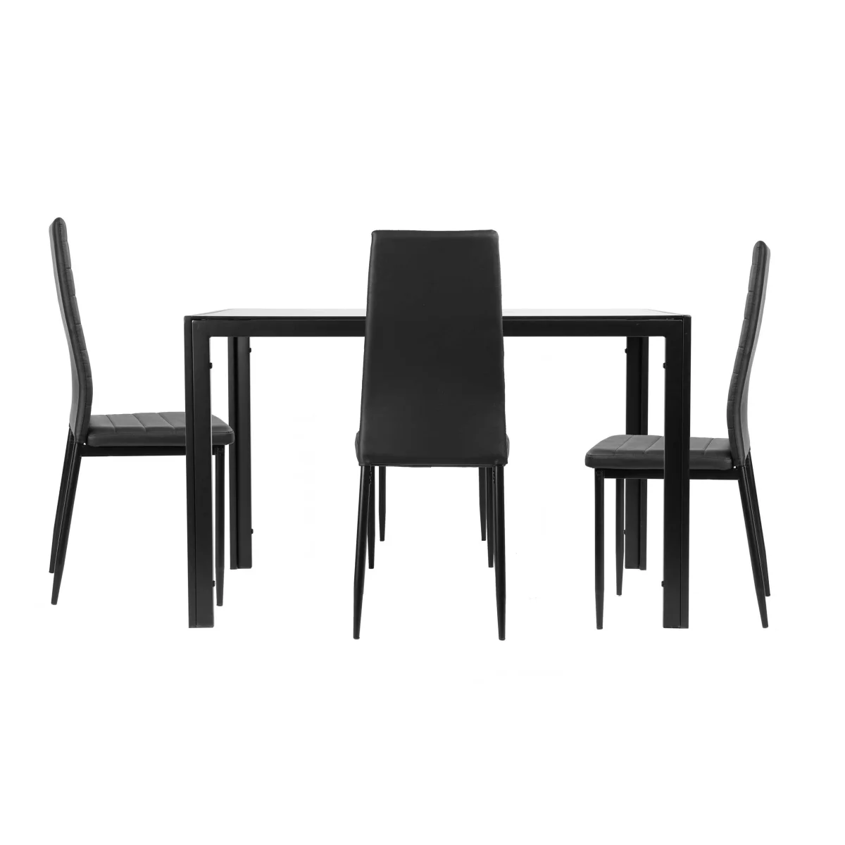 Comedor Ranjita 4P Negro - Imagen 3