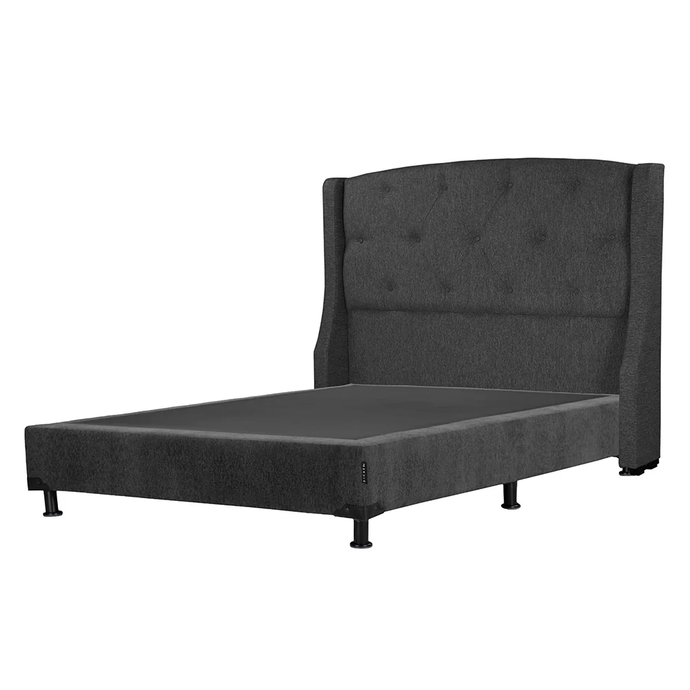 Cabecera Dicasa Zefyr con Box Gris Carbón con Ropa de Cama - Imagen 4