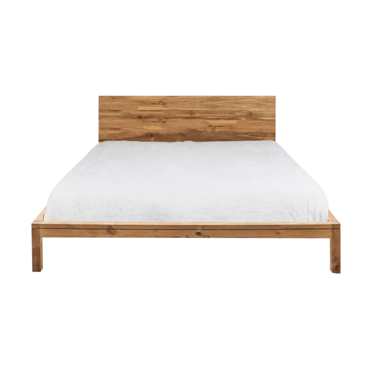 Cama de teca Erosi para colchón de 160×200 cm
