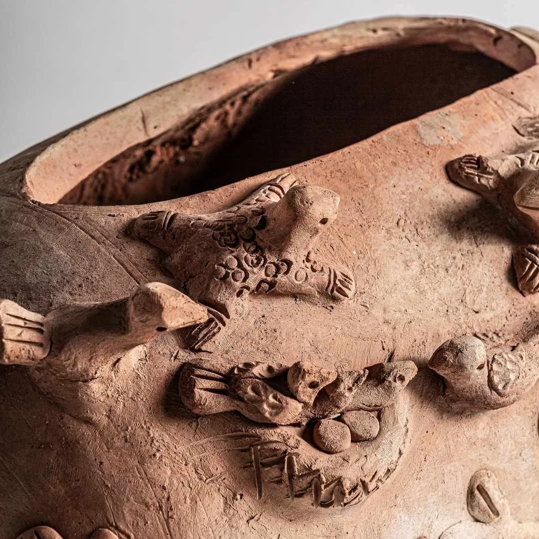 Centro de mesa oriental en terracota - Imagen 3
