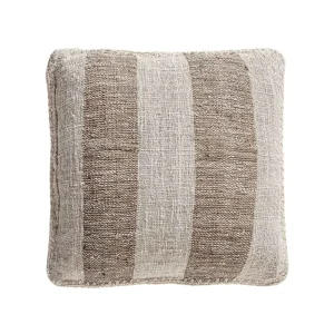 Cojín rayas beige Clancy