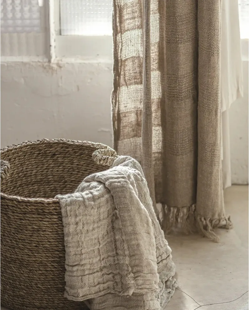 Cortina BADA de 100% lino natural - Imagen 3