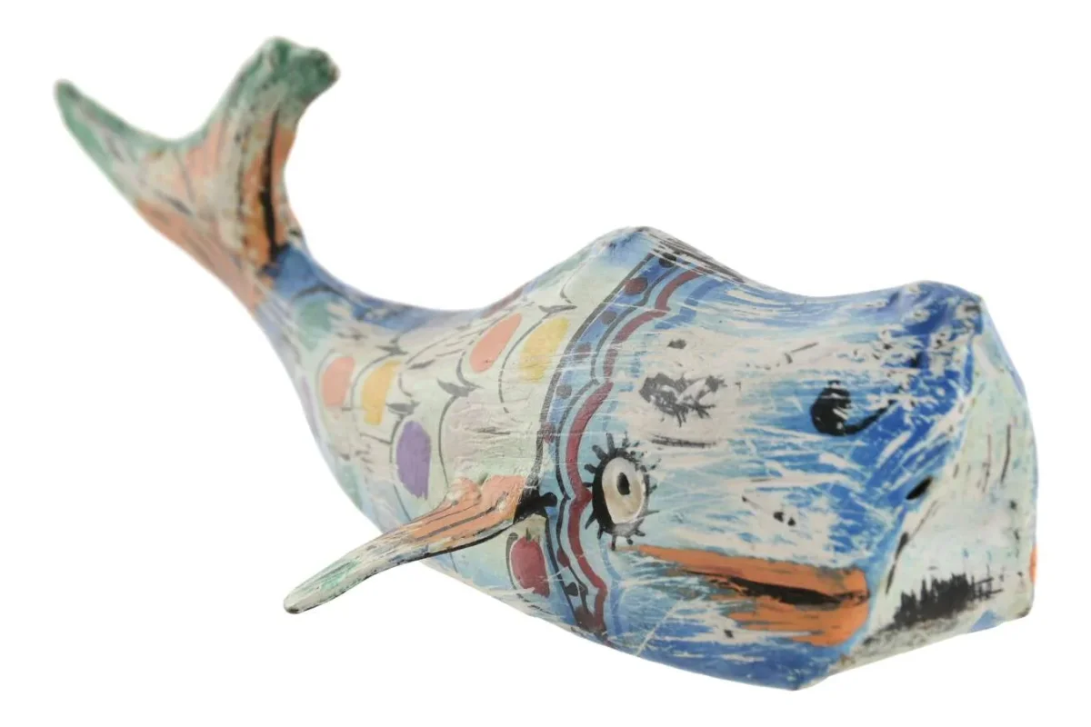 Ballenas decorativas para pared de metal (3 unidades) - Imagen 6