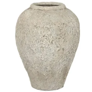 Járron de terracota gris hecho a mano 41X41X57