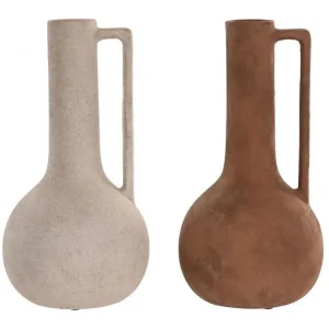 Set de 2 Jarrones de cerámica rugoso