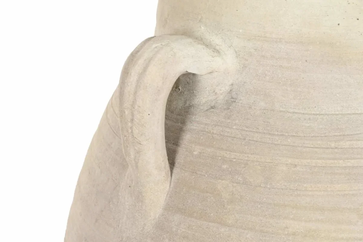 Ánfora de terracota con dos asas artesanal 55X55X96 - Imagen 3