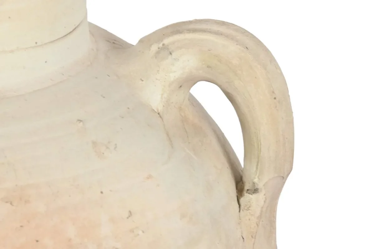 Ánfora de terracota con 4 asas artesanal 54X54X100 - Imagen 3