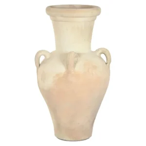 Ánfora de terracota con 4 asas artesanal 54X54X100