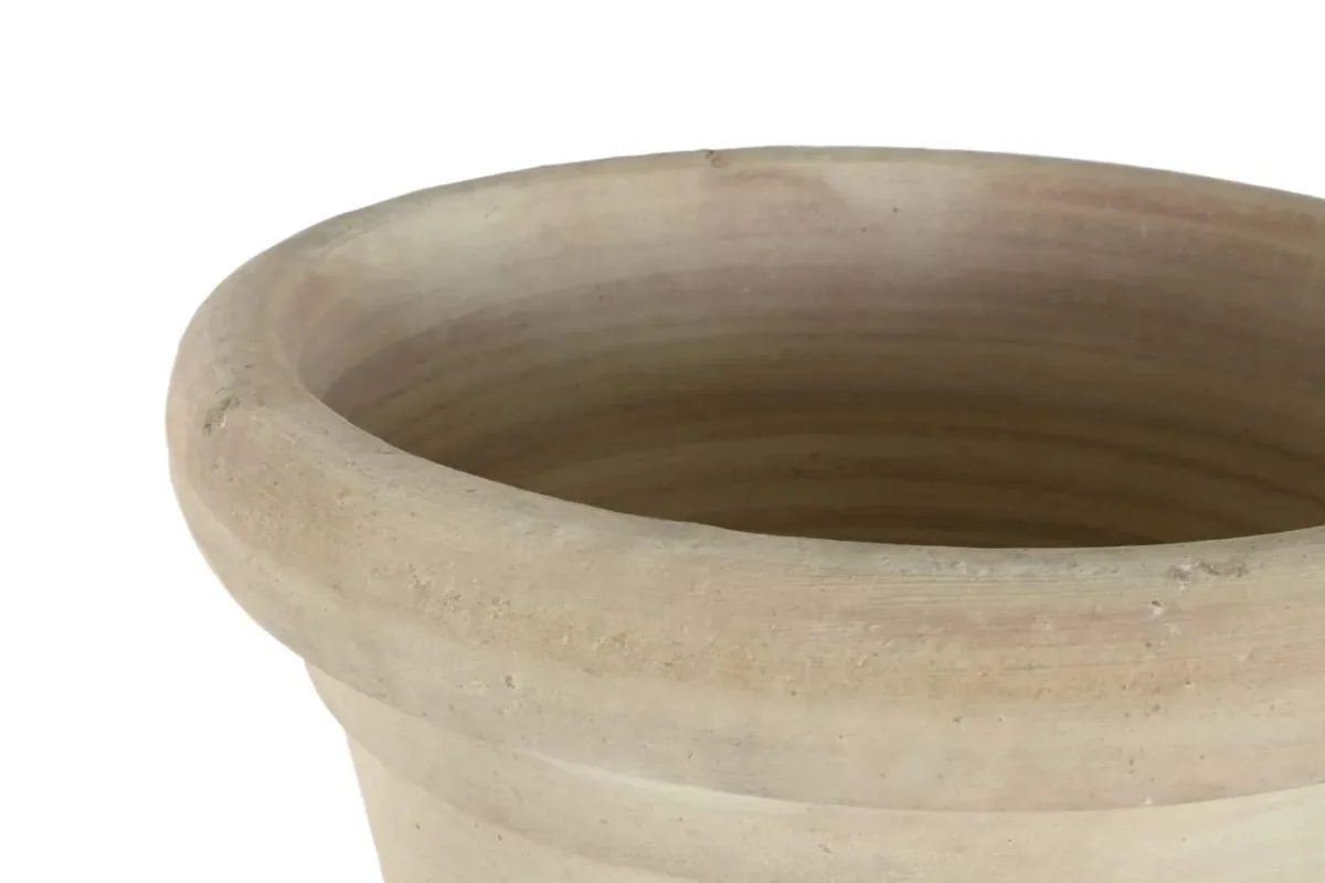 Ánfora de terracota con 4 asas artesanal 54X54X100 - Imagen 4