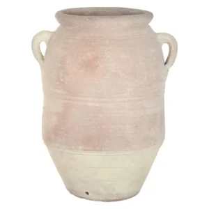 Ánfora de terracota con 2 asas artesanal 60X60X80