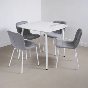 Comedor Lemoel 4P - Piedra Sinterizada