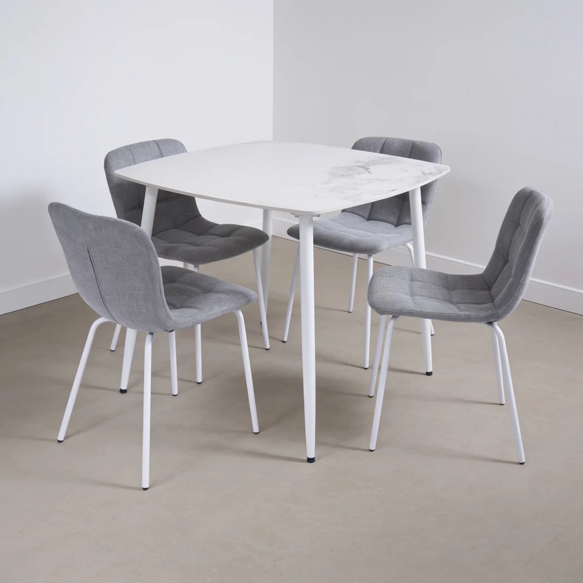 Comedor Lemoel 4P - Piedra Sinterizada