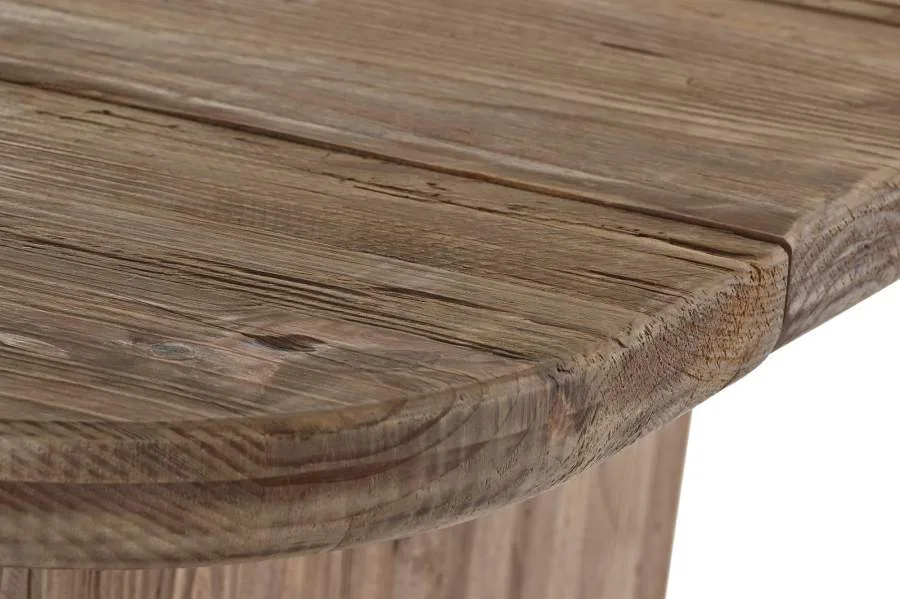 Mesa de comedor de madera reciclada de pino 180X90X77 - Imagen 4