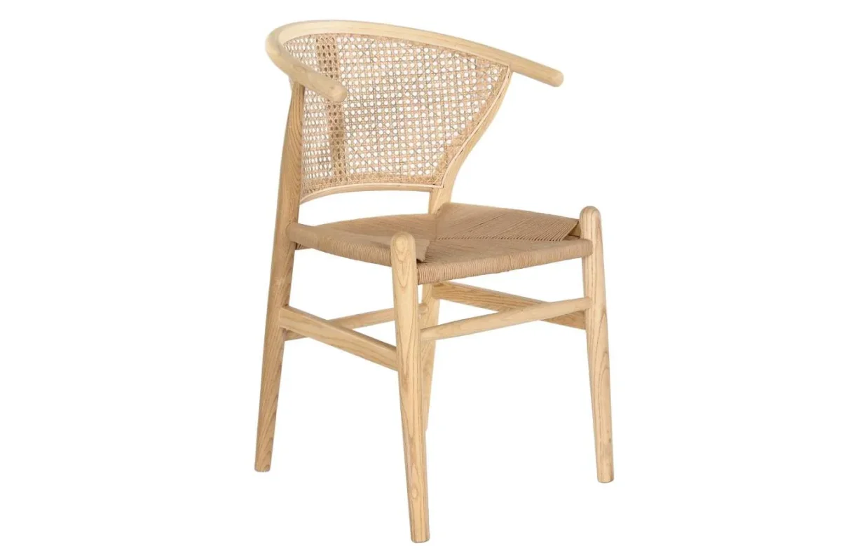 Silla de olmo y ratán - Imagen 2
