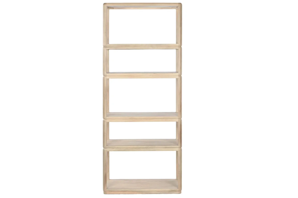 Estantería de madera de mango 80X40X200 - Imagen 7