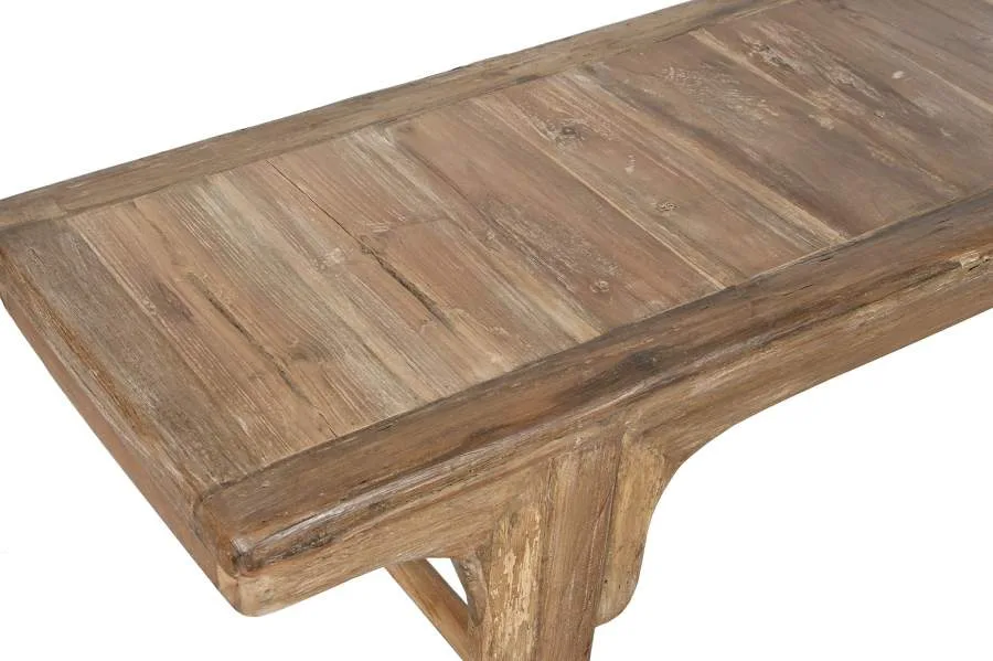 Descalzadora de teca reciclada 183X41X48 - Imagen 3