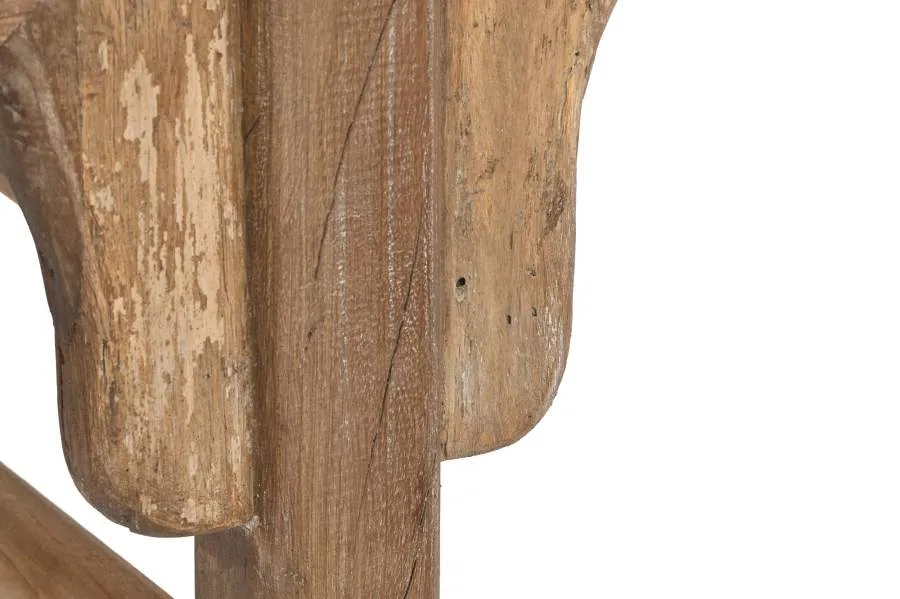 Descalzadora de teca reciclada 183X41X48 - Imagen 6
