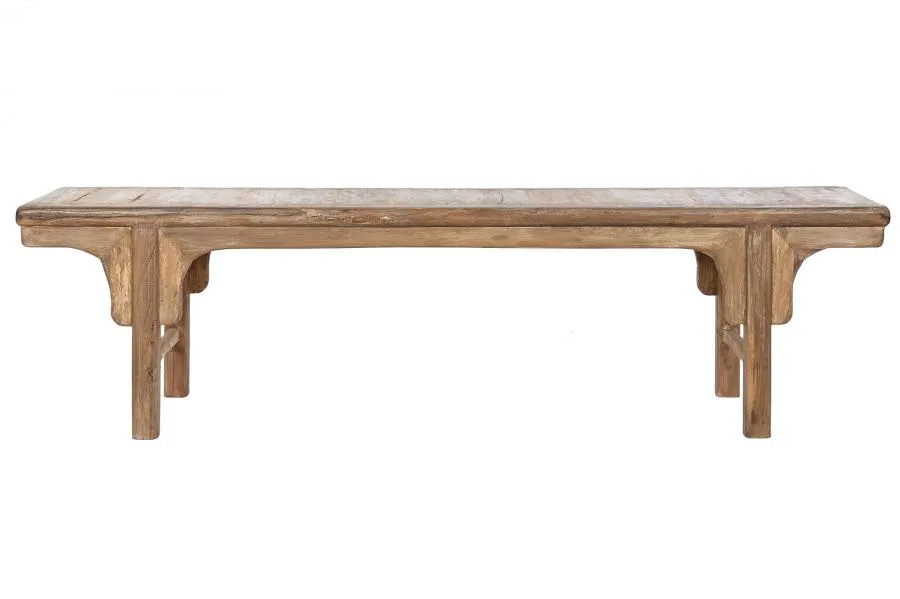 Descalzadora de teca reciclada 183X41X48 - Imagen 7
