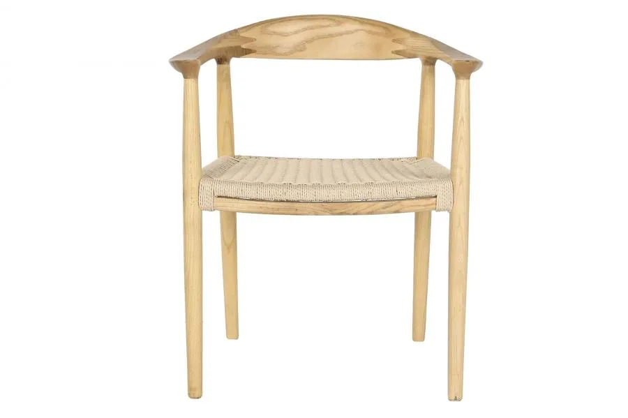 Silla de madera de olmo y fibra - Imagen 4