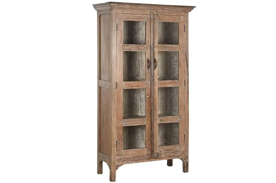 Vitrina de madera reciclada 105X45X170 - Imagen 3