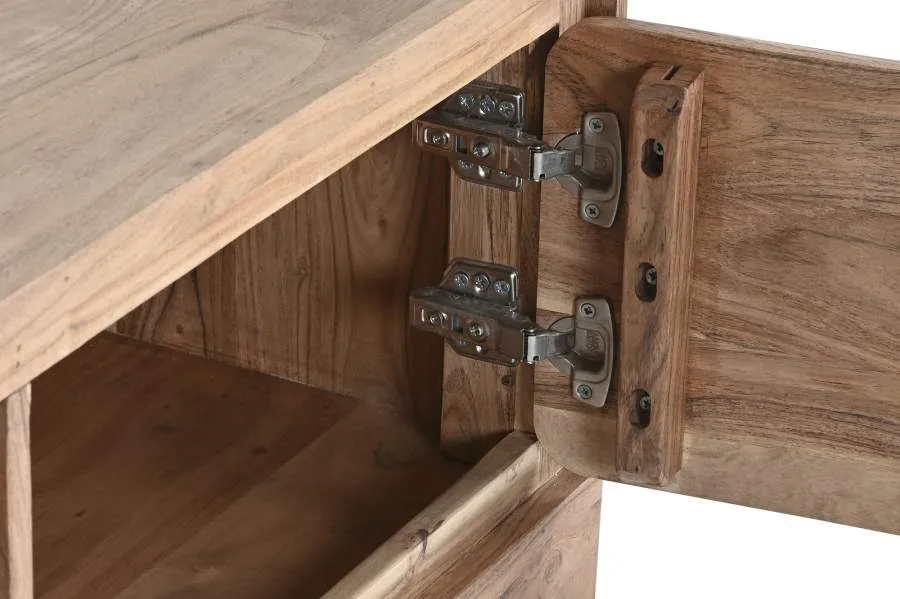 Mueble TV de acacia 160X40X50 - Imagen 6