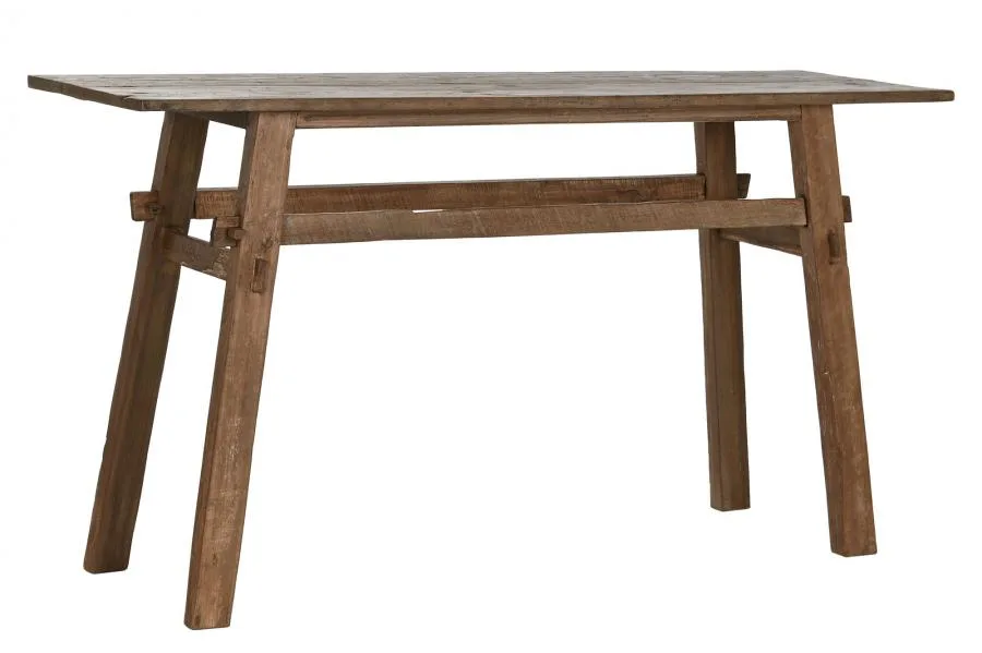 Consola de teca reciclada 140X40X75 - Imagen 4