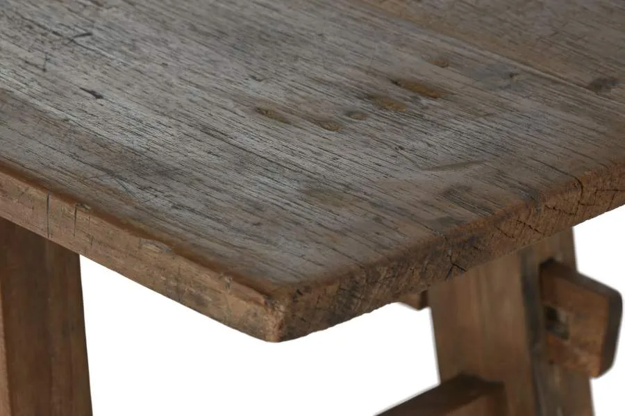 Consola de teca reciclada 140X40X75 - Imagen 3